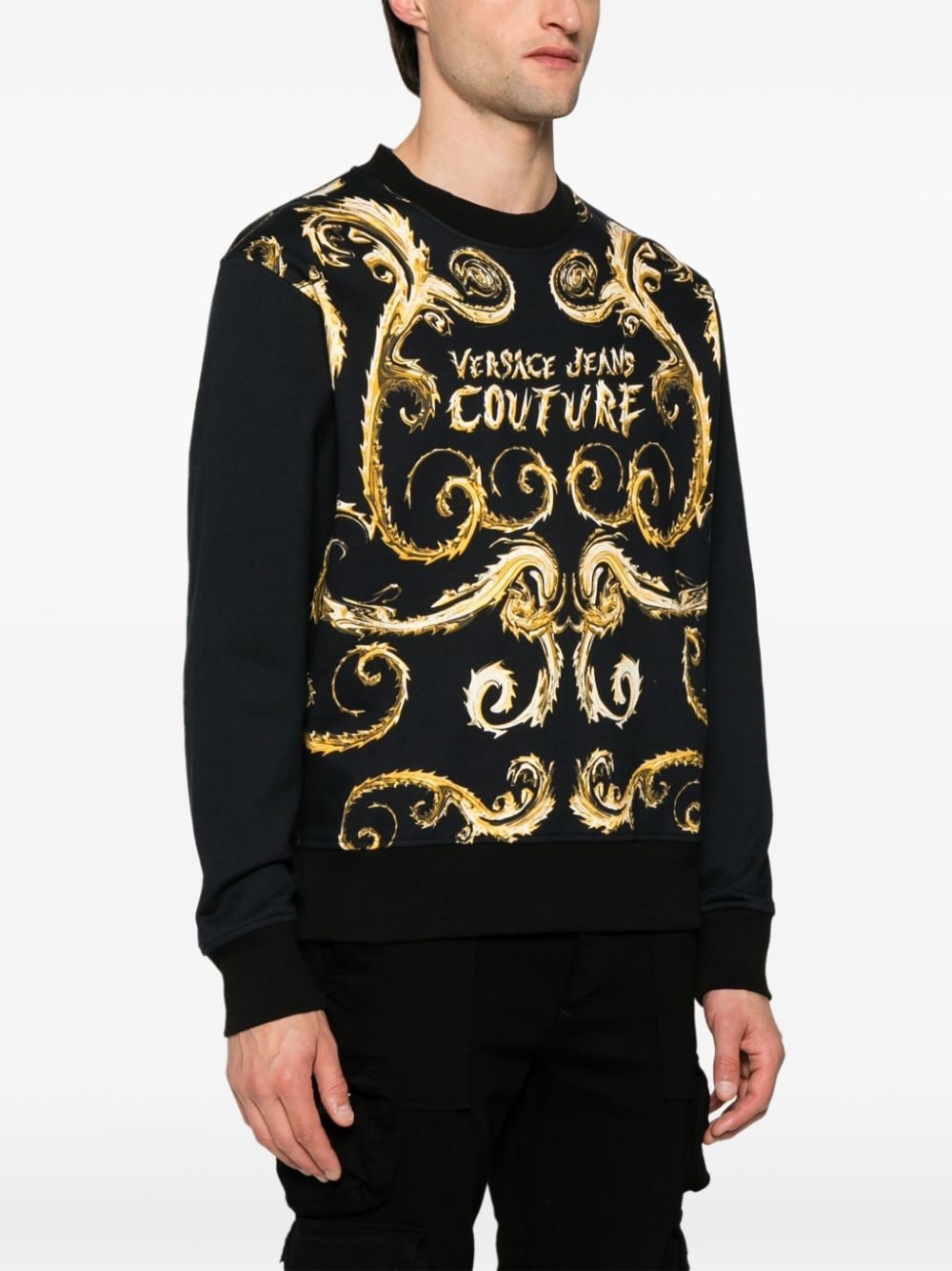 Couture Chain cotton sweatshirt - 3