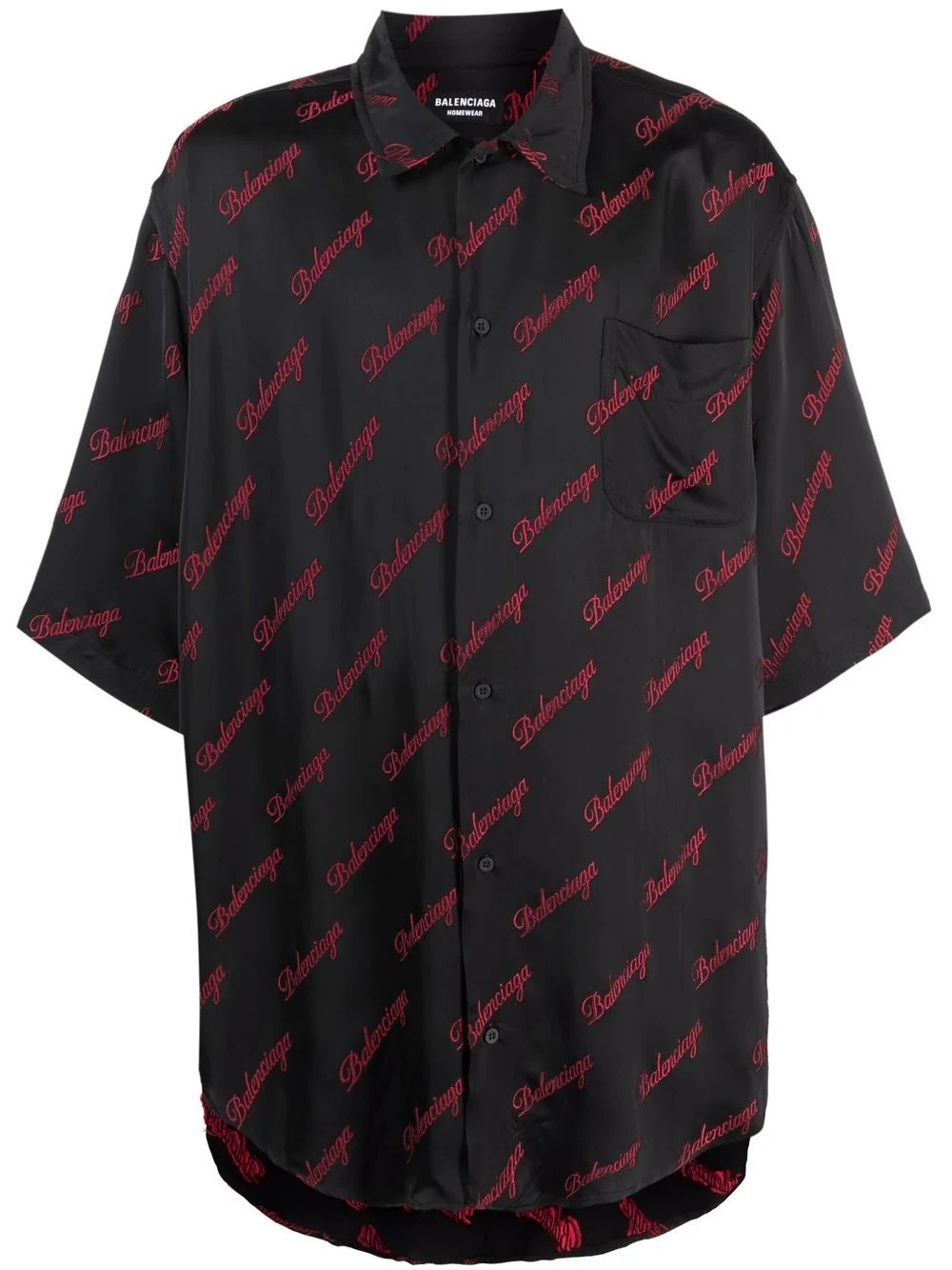 logo-print shirt - 1