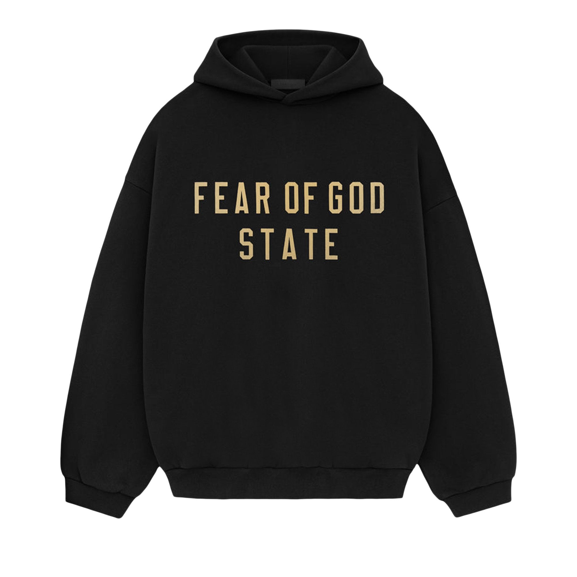 Fear of God Essentials Fleece Hoodie 'Black' - 1