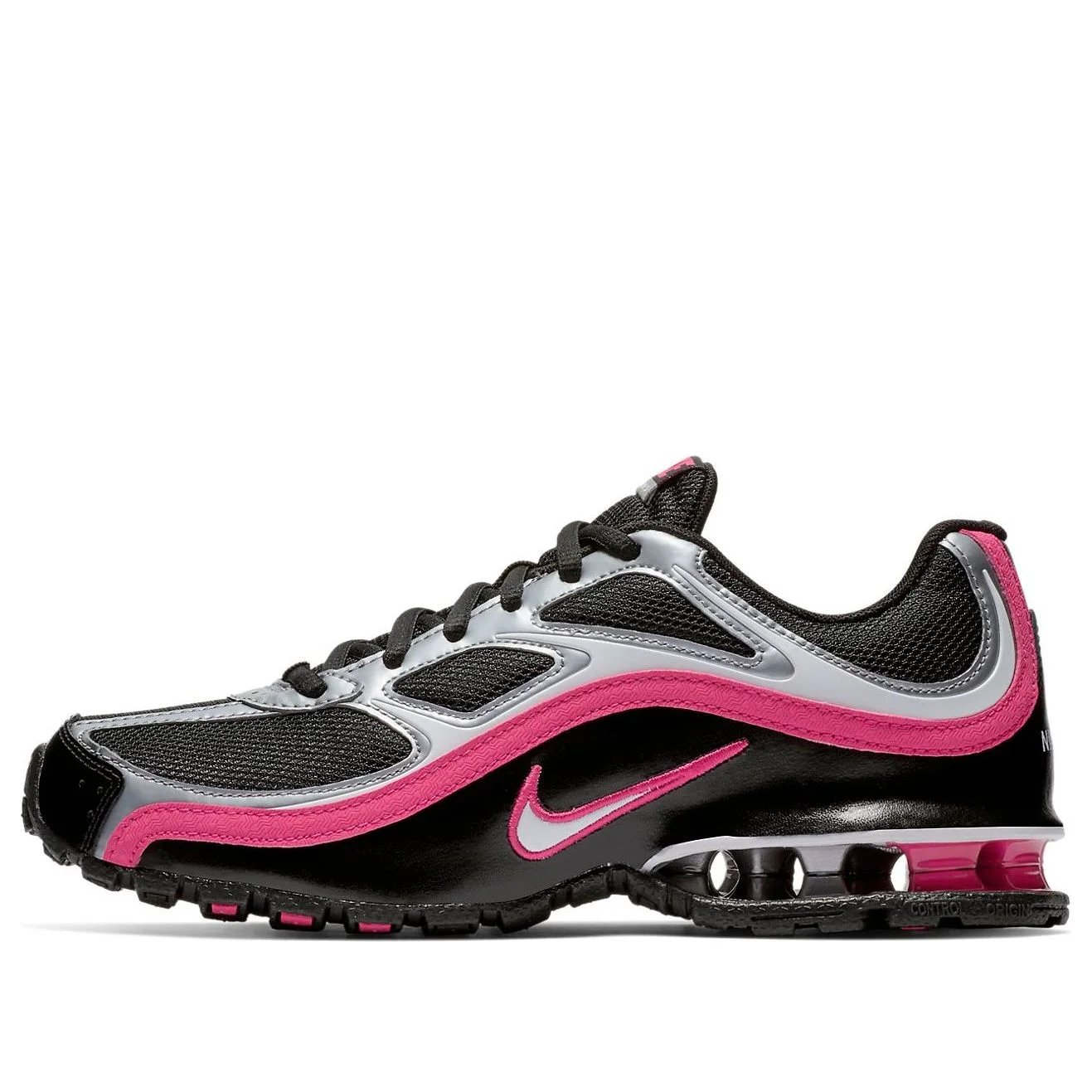 (WMNS) Nike Reax Run 5 'Black Pink' 407987-001 - 1