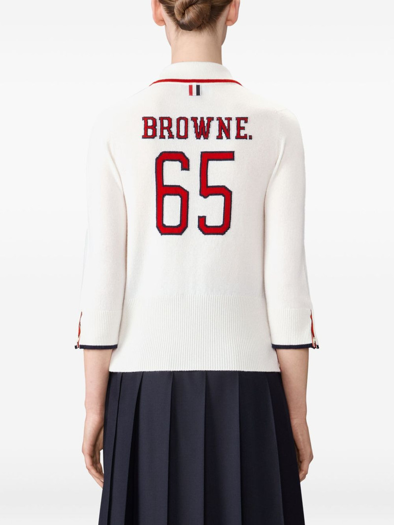Browne 65 cashmere polo top 3