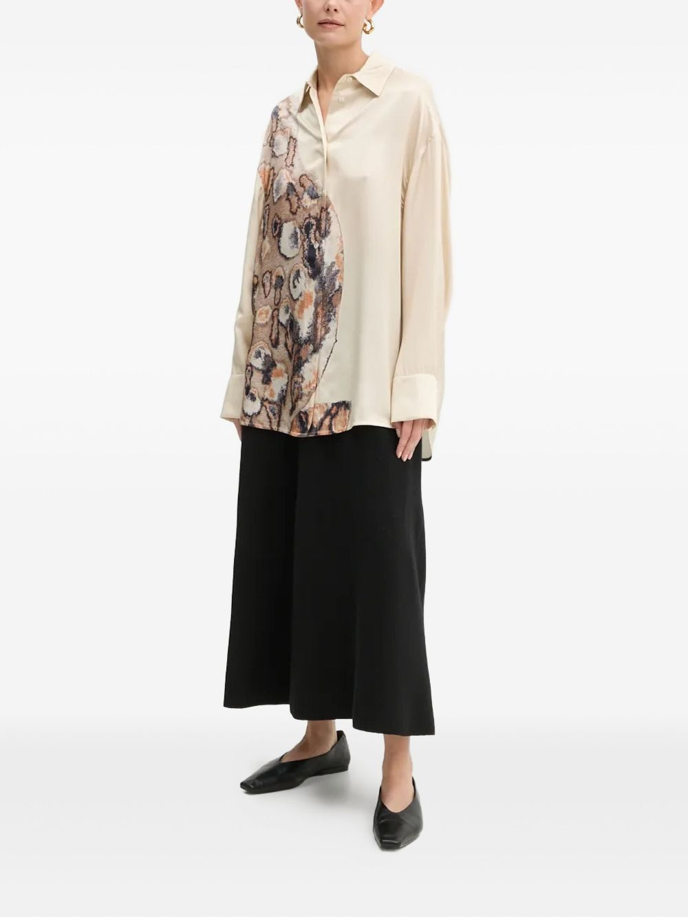 abstract-print shirt - 2