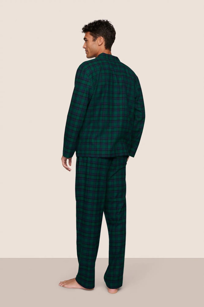 Men's Flannel Long PJ Set 3