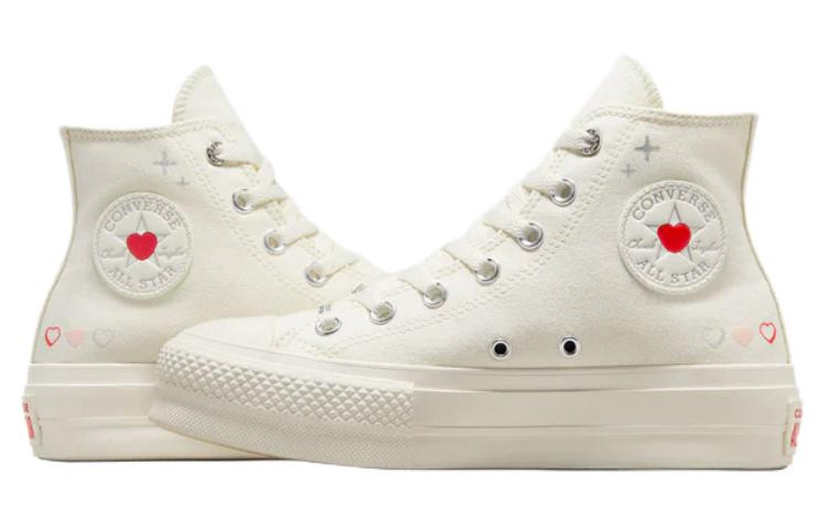(WMNS) Converse Chuck Taylor All Star Lift Platform Y2K Heart High Top 'White Fever Dream' A09114C - 4