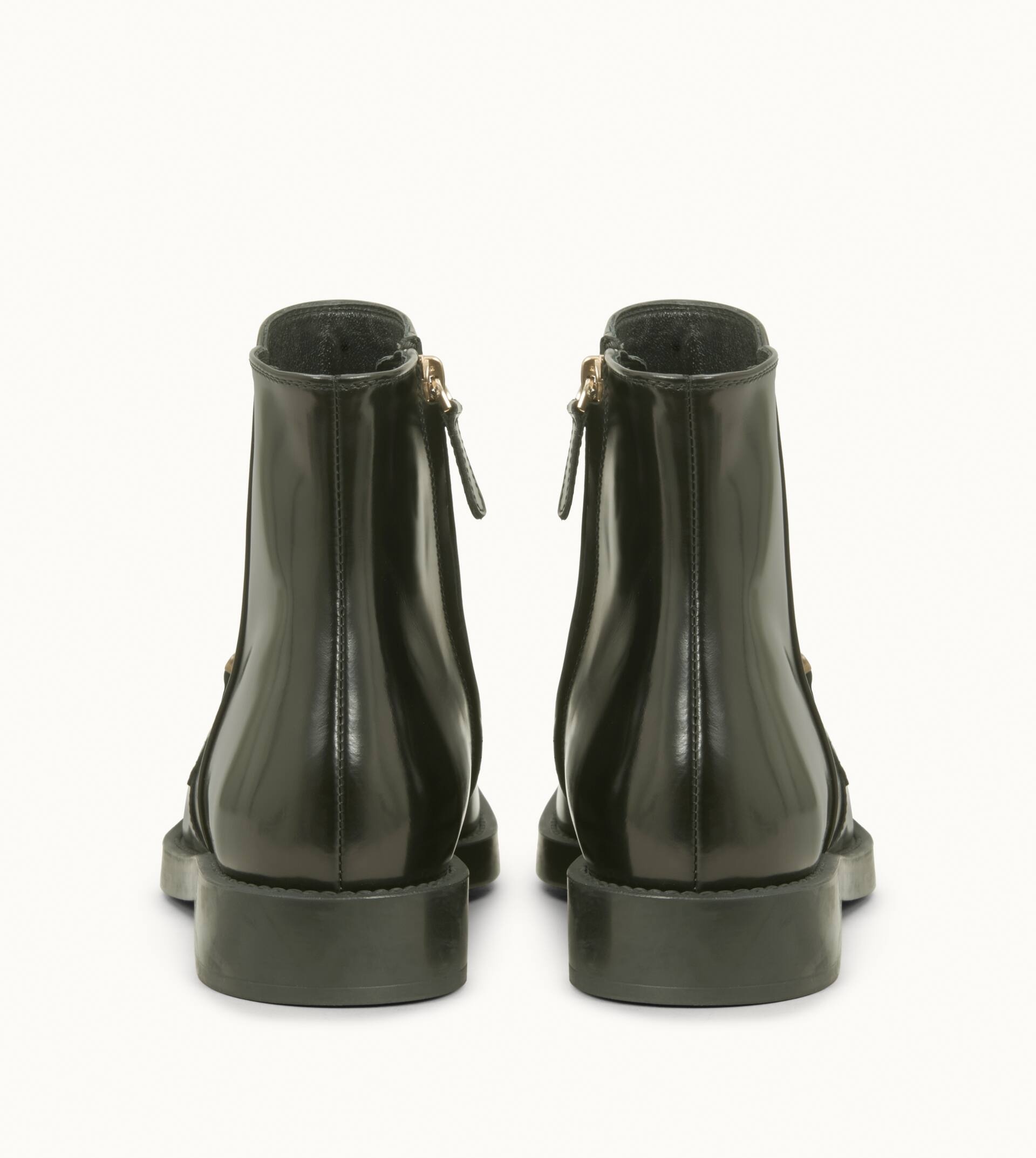 KATE ANKLE BOOTS IN LEATHER - BLACK - 3