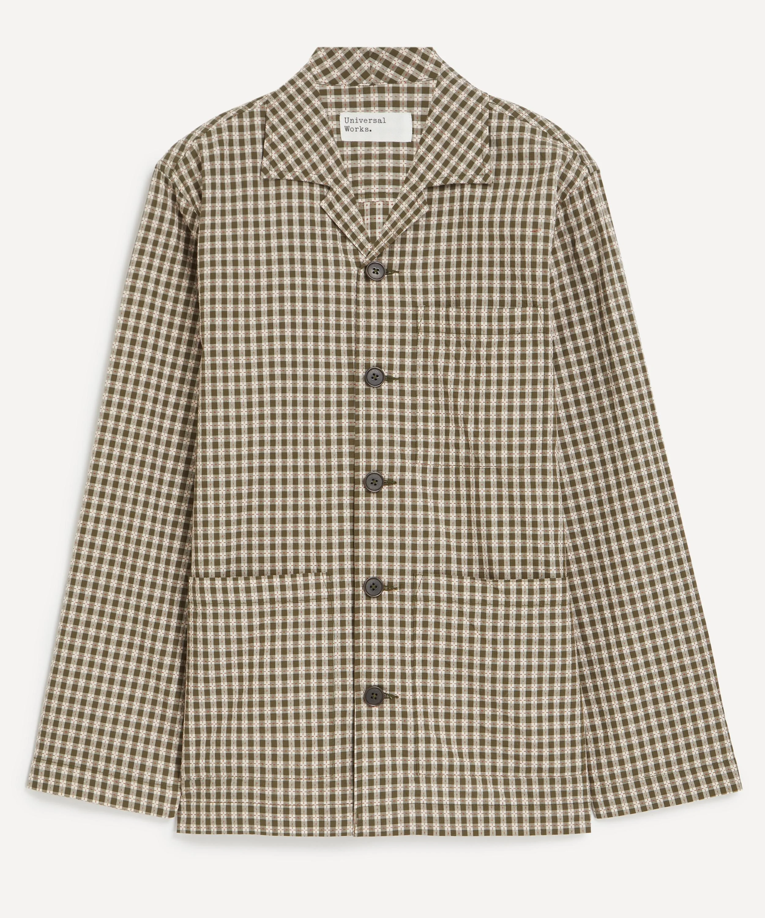 Olive Dobby Check Cancun Jacket - 1