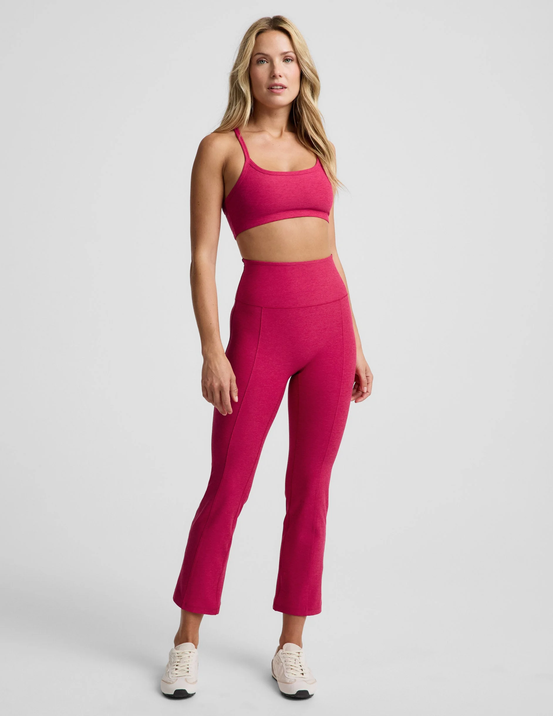 Spacedye™ Pintuck Kick Flare High Waisted Pant - 1