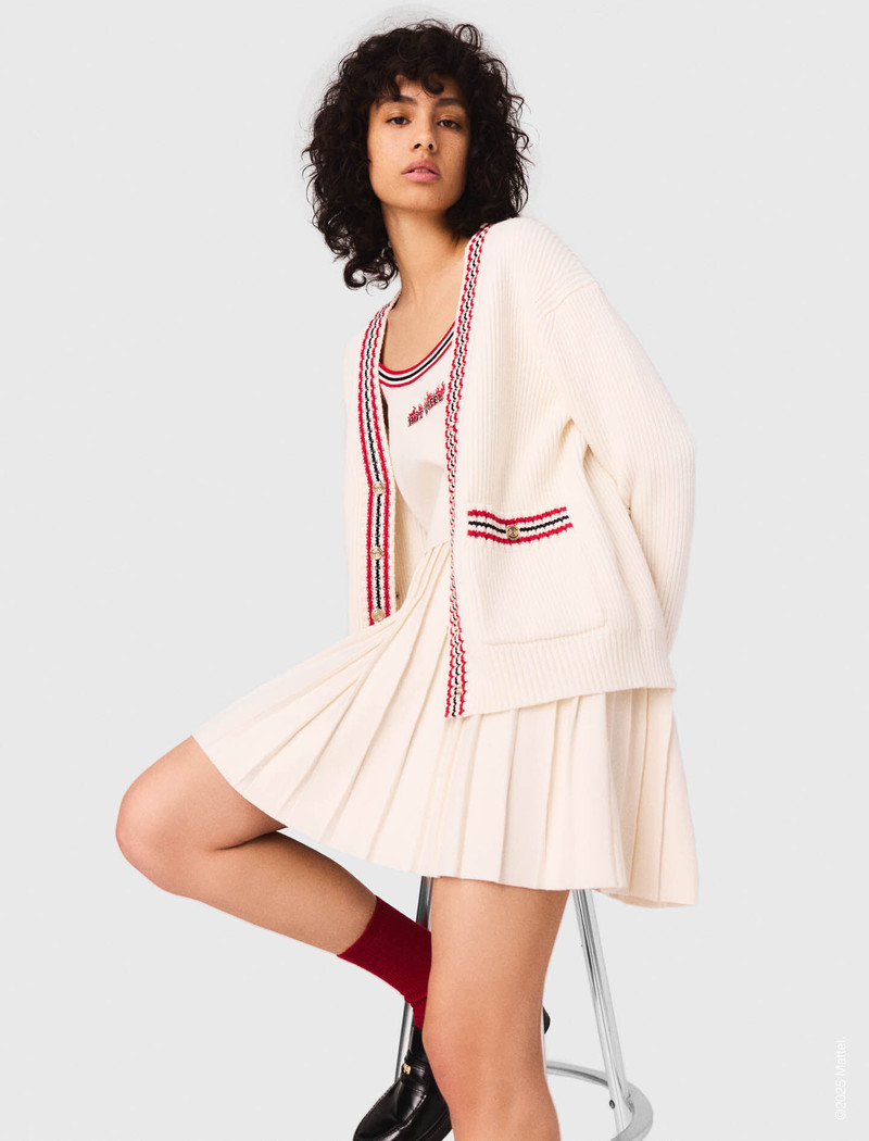 Embroidered longline cardigan 5