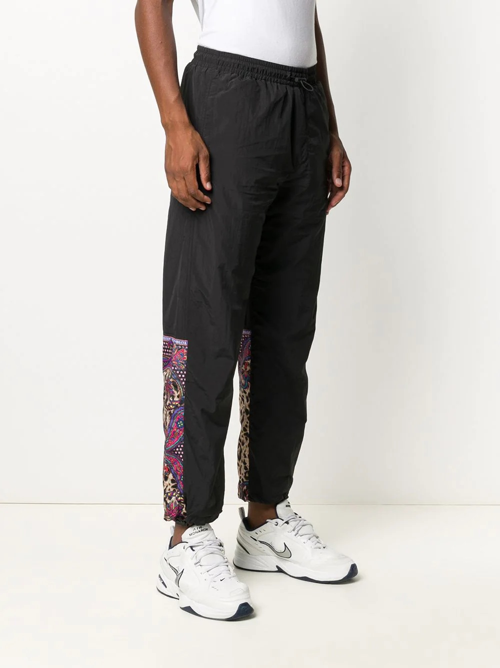 logo print track pants - 3