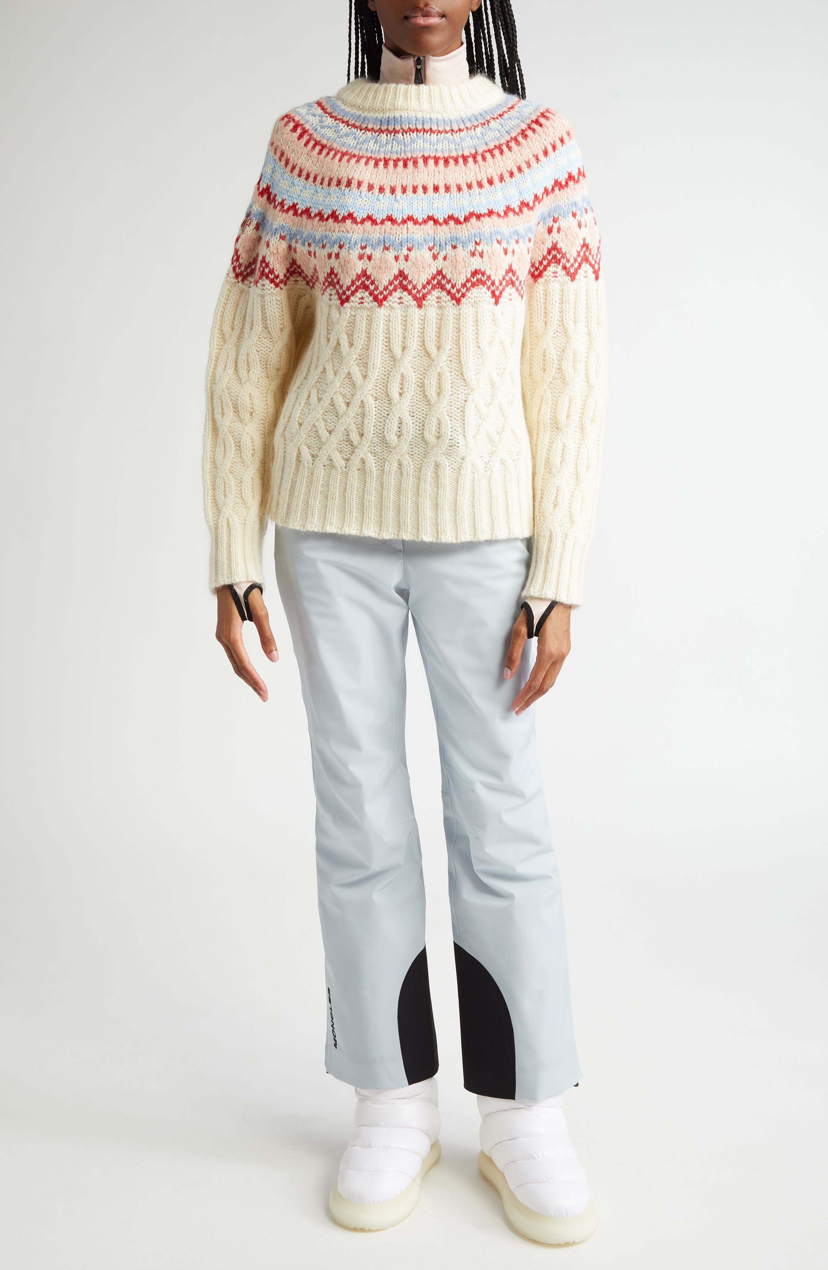 Moncler Grenoble Water Repellent PrimaLoft® Ski Pants in Grey at Nordstrom - 2