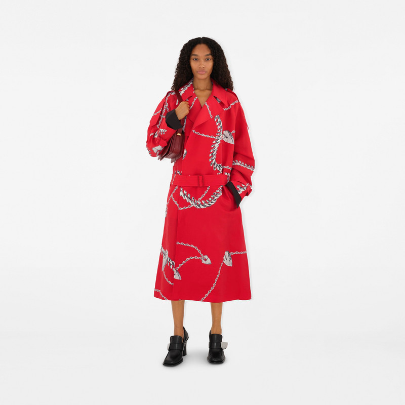 Burberry Leather London Shield Heeled Loafers outlook