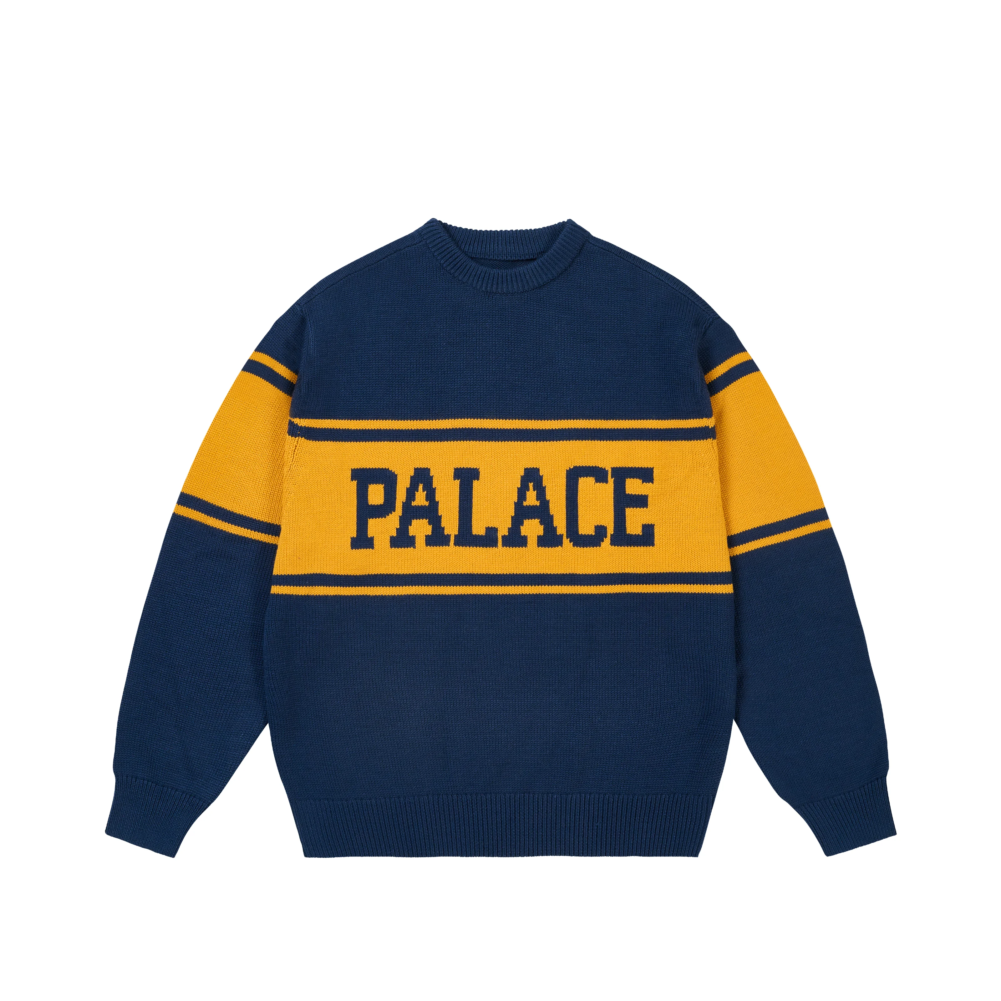 COLLEGE STRIPE KNIT NAVY - 1