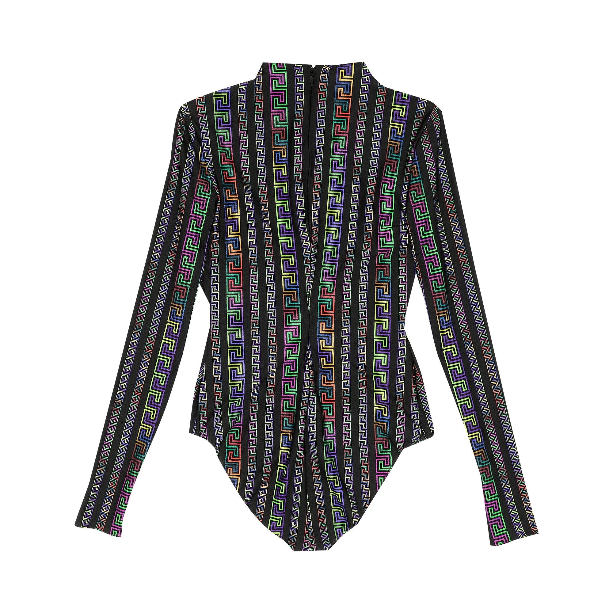 Versace Printed Bodysuit 'Multicolor/Black' - 2