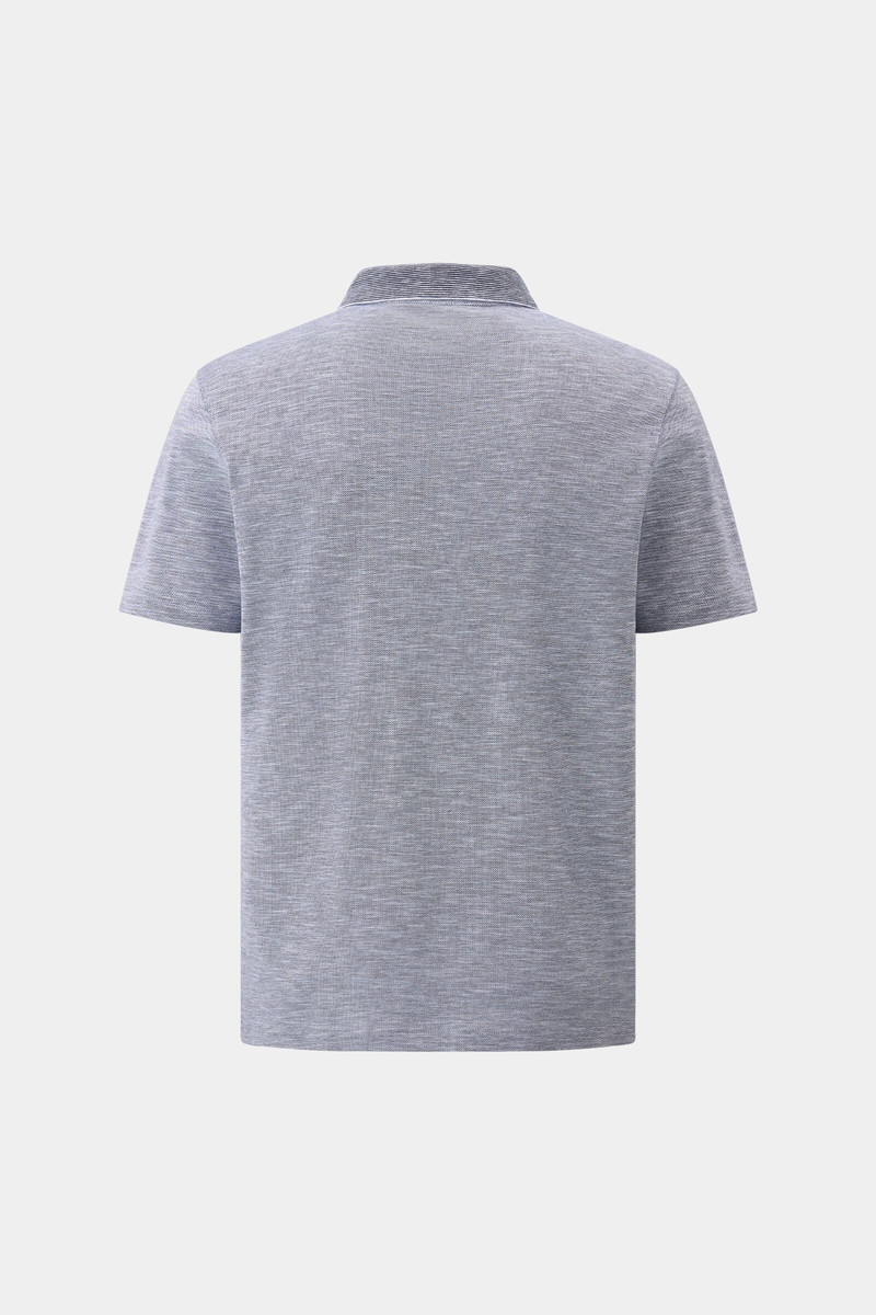 BOGNER Samu polo shirt in Navy blue/white outlook