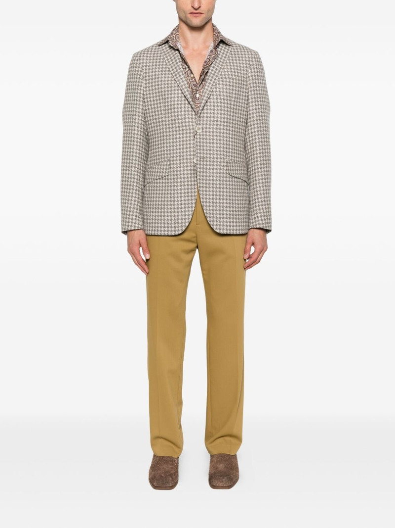 Etro houndstooth-pattern jacket outlook