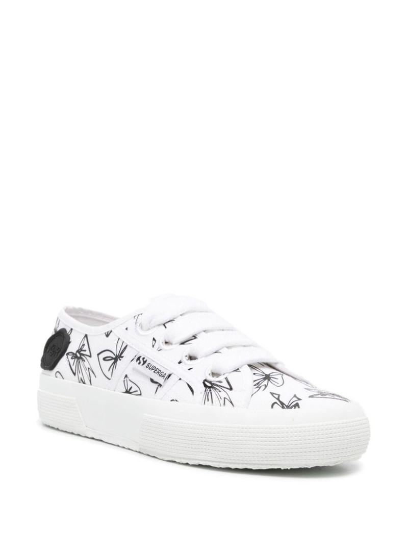 VIKTOR & ROLF x Superga bow-print canvas sneakers outlook