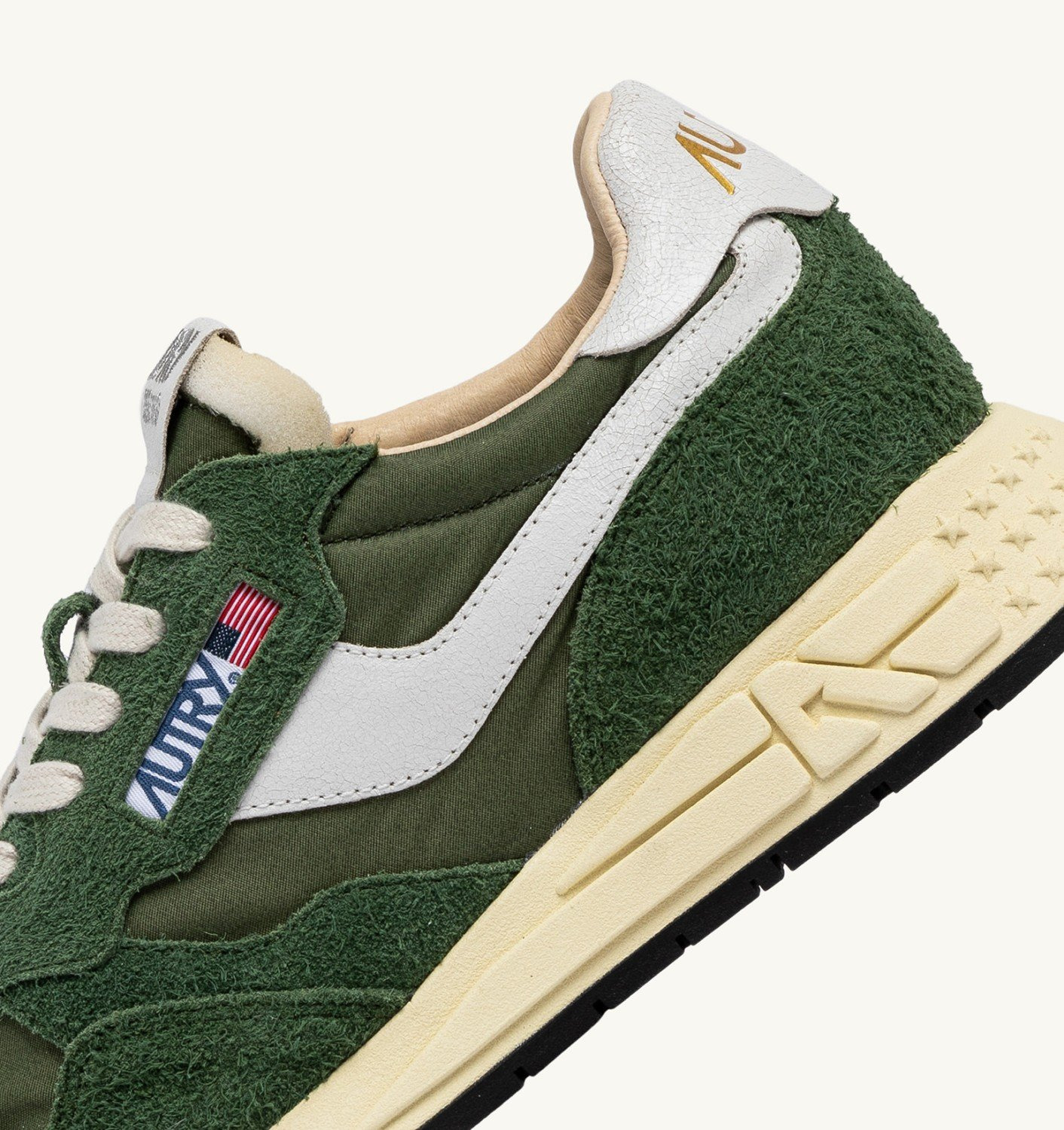 REELWIND LOW SNEAKERS IN MILITARY NYLON AND SUEDE - 6