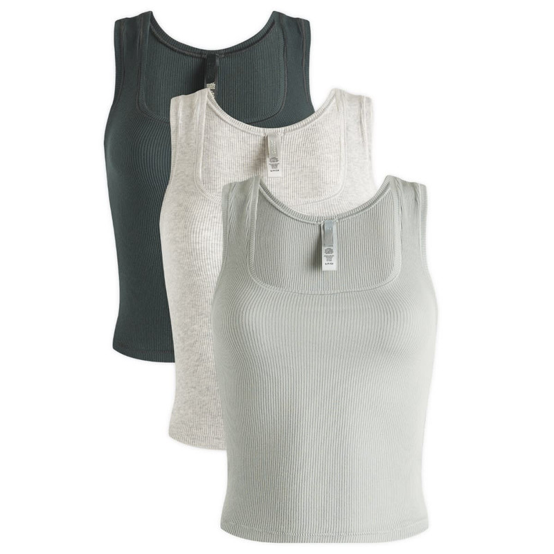SKIMS Cotton Rib Tank 3-Pack 1
