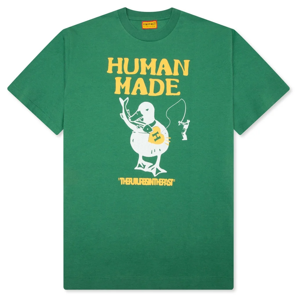 GRAPHIC T-SHIRT - GREEN - 1