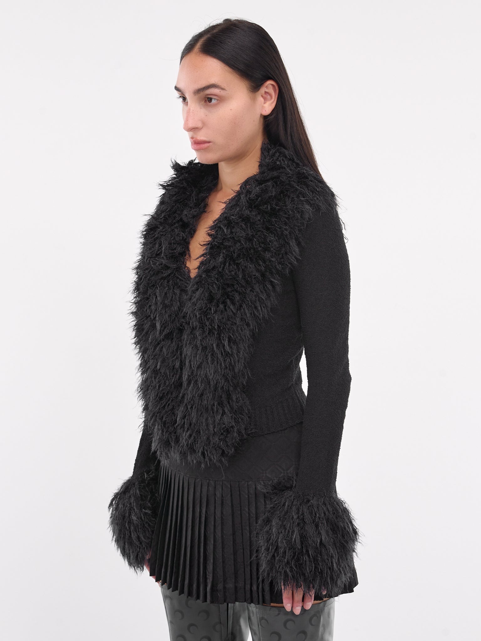 Wild Puffy Knit Cardigan - 2