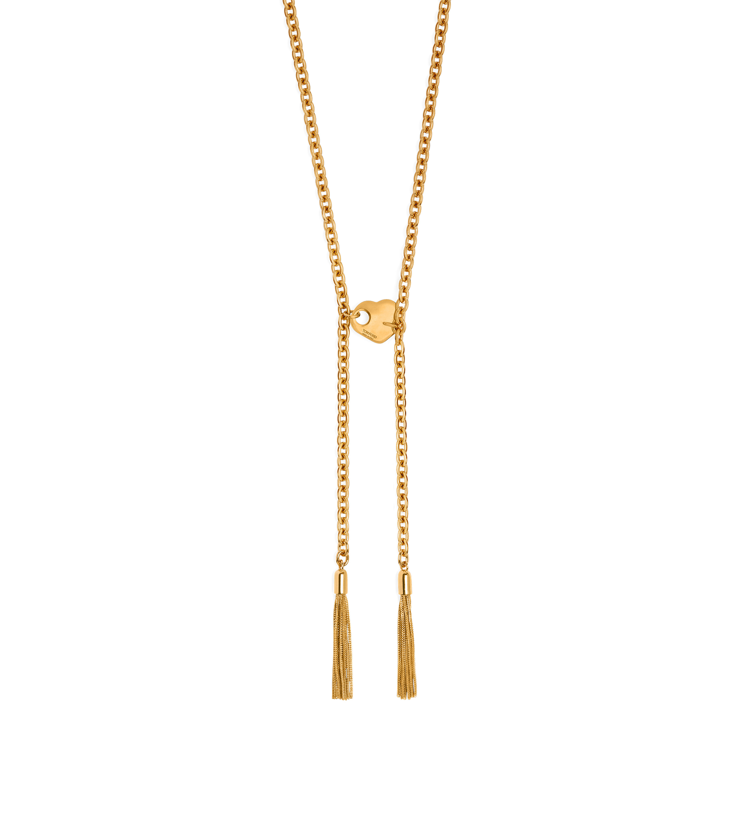 BRASS AMOR LARIAT NECKLACE - 2