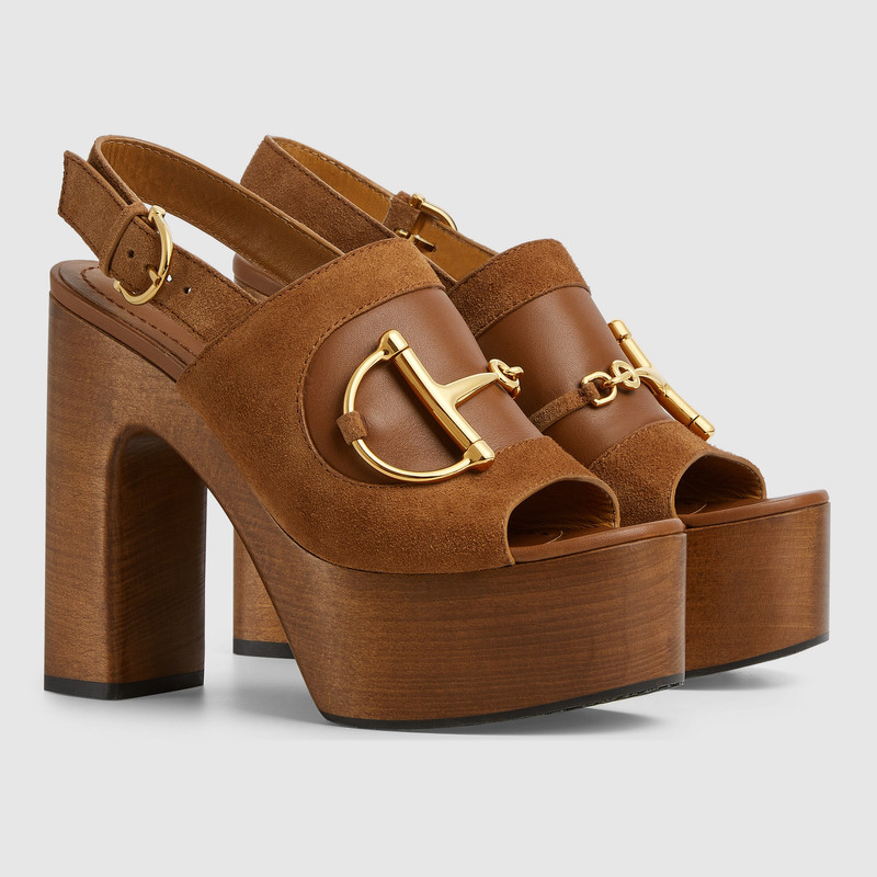Women's platform sandal with Horsebit 2