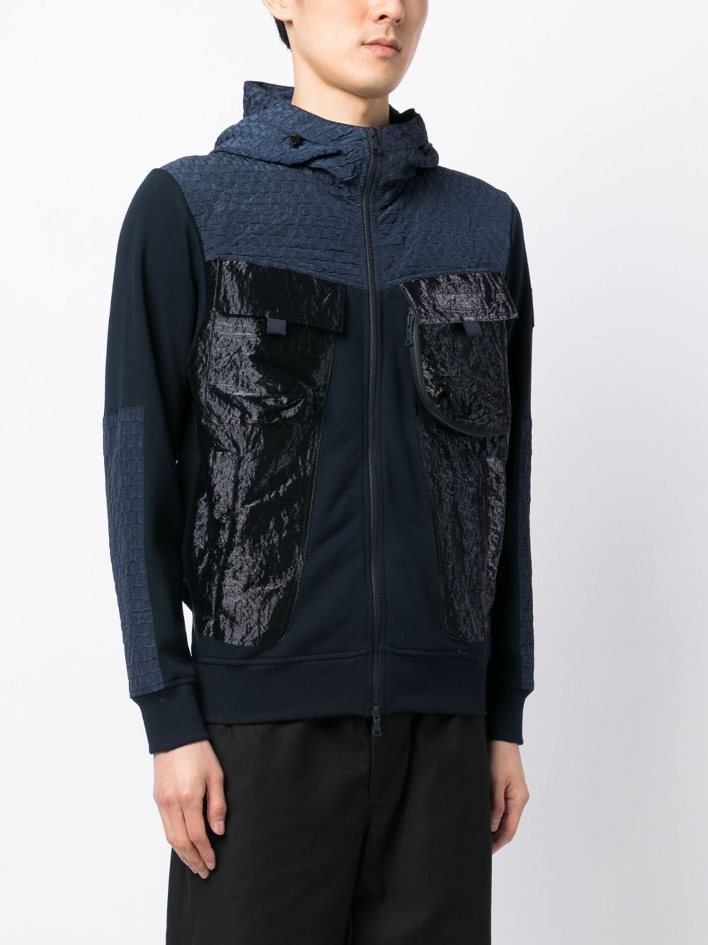 STAND-UP COLLAR HOODED JACKET - 4