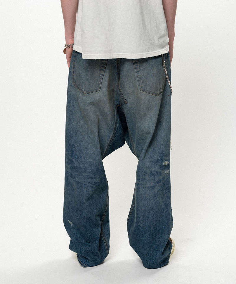 Distressed Sarouel Denim Pants 14