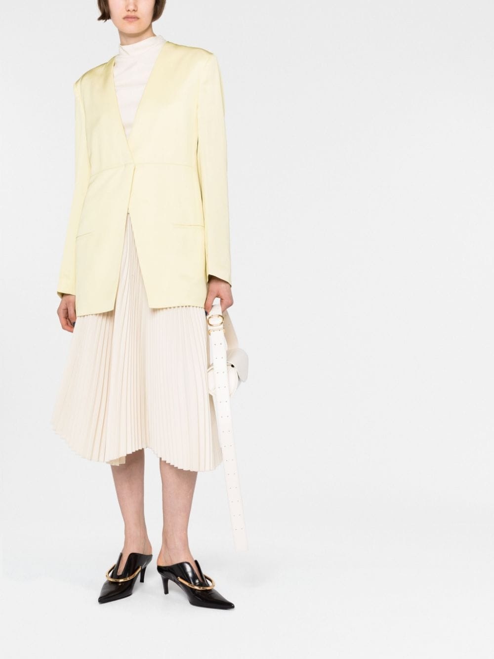 split-back blazer - 4