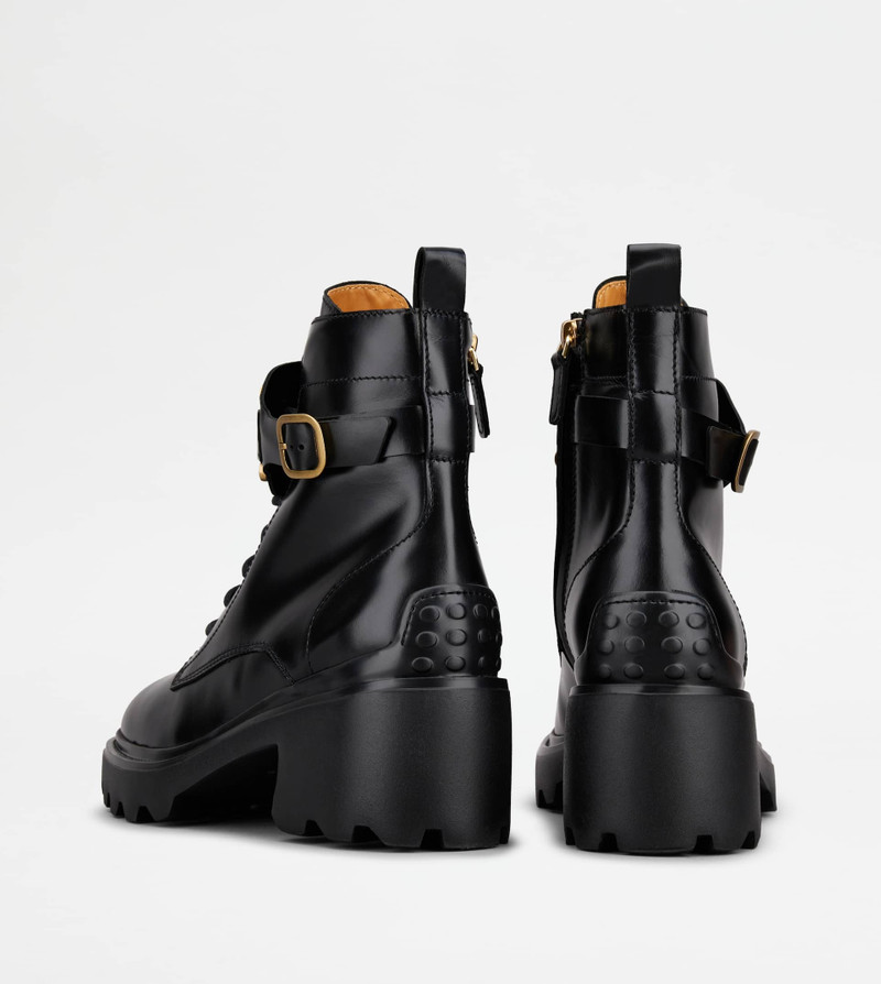 KATE ANKLE BOOTS IN LEATHER - BLACK 3