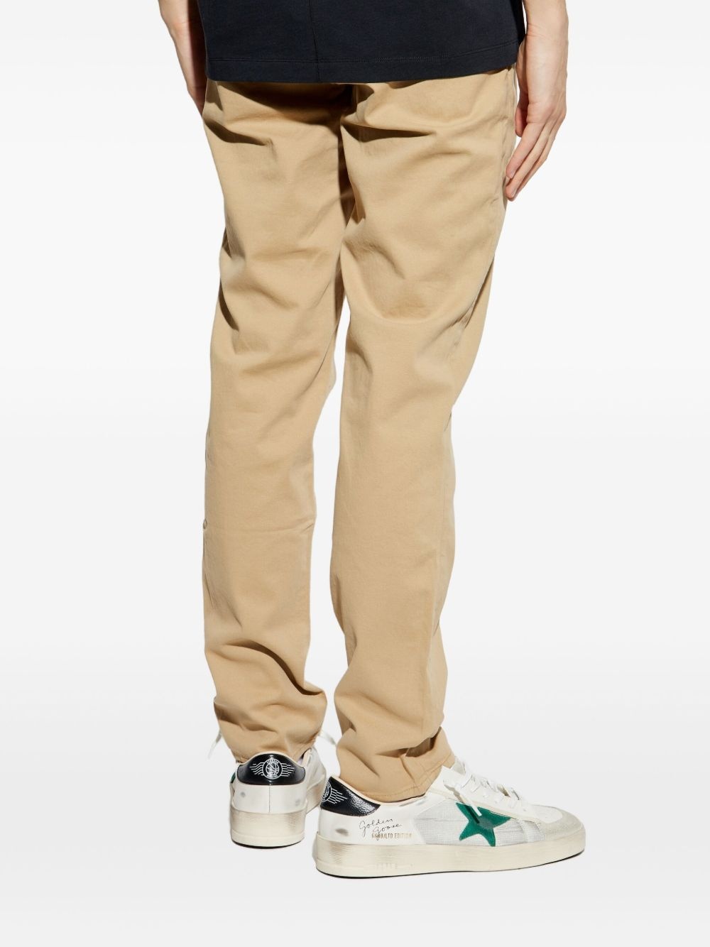 cotton twill chino trousers - 4