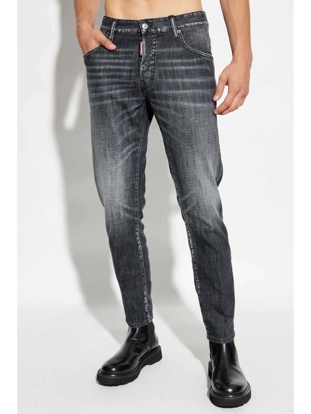 Brushed Steel Wash Tidy Biker jeans - 3
