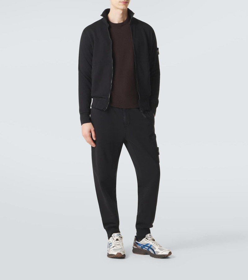Stone Island Compass cotton fleece sweatpants outlook