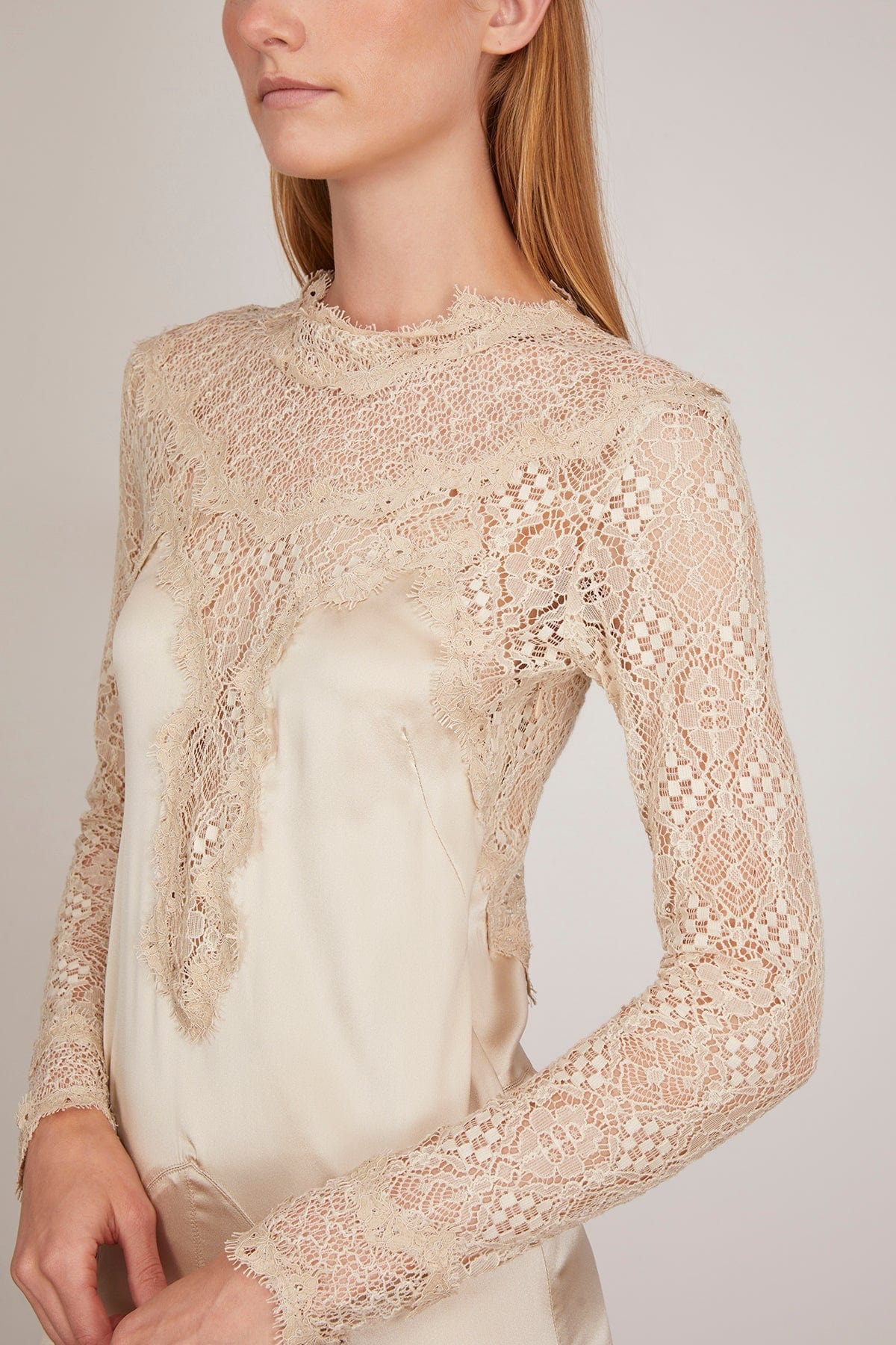 Dolores Dress in Champagne - 5