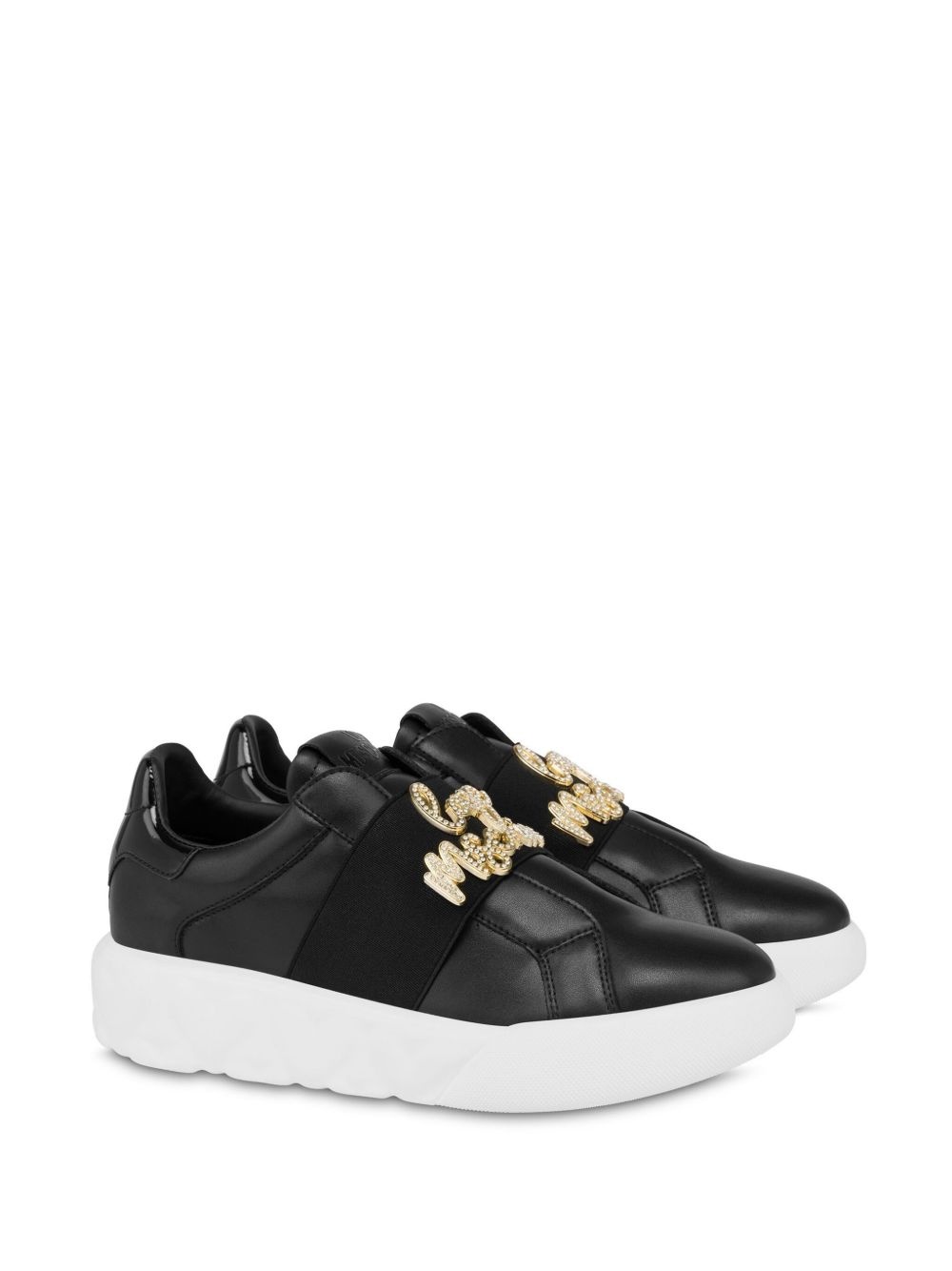 appliqué sneakers - 2