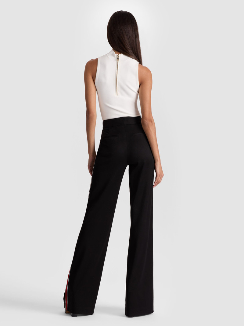 Alice + Olivia DYLAN PANT WITH SIDE STRIPE outlook