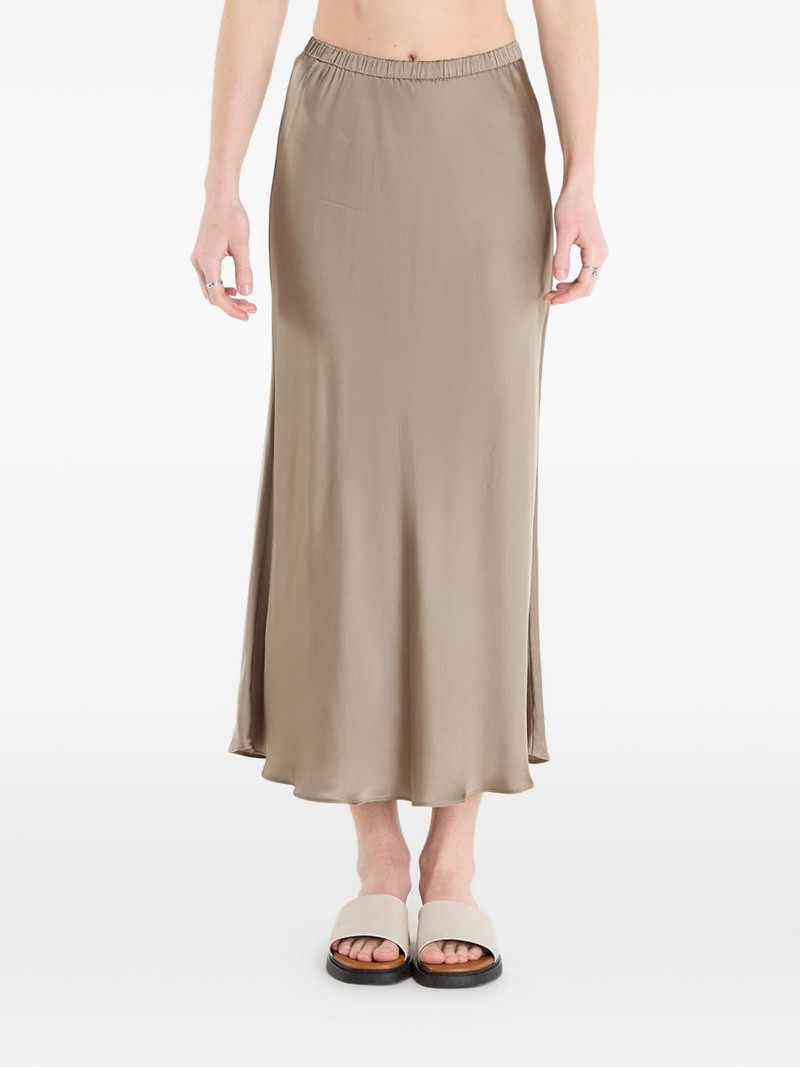 elasticated-waist midi skirt 1