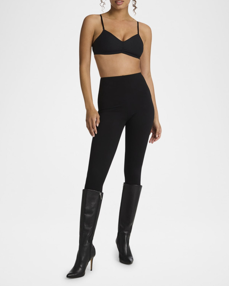 commando High-Rise Cropped Italian Cotton Leggings outlook