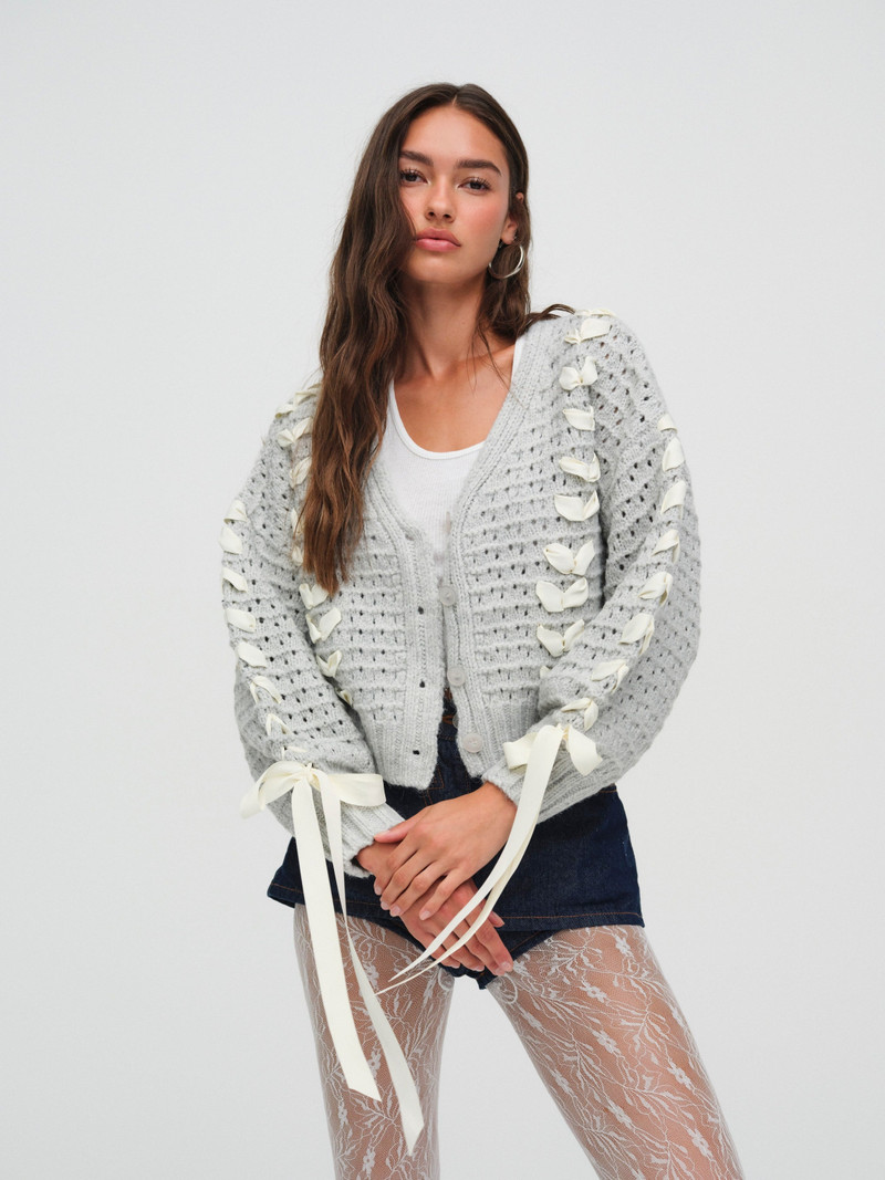 For Love & Lemons Laurel Oversized Cardigan outlook