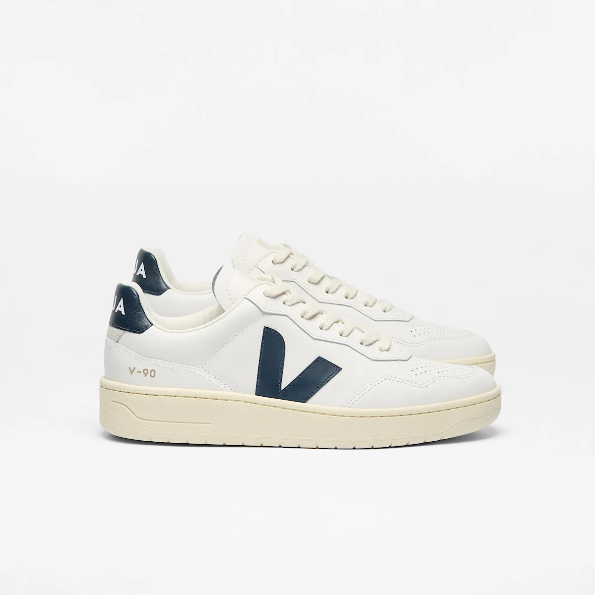 V-90 LEATHER WHITE NAUTICO - 1