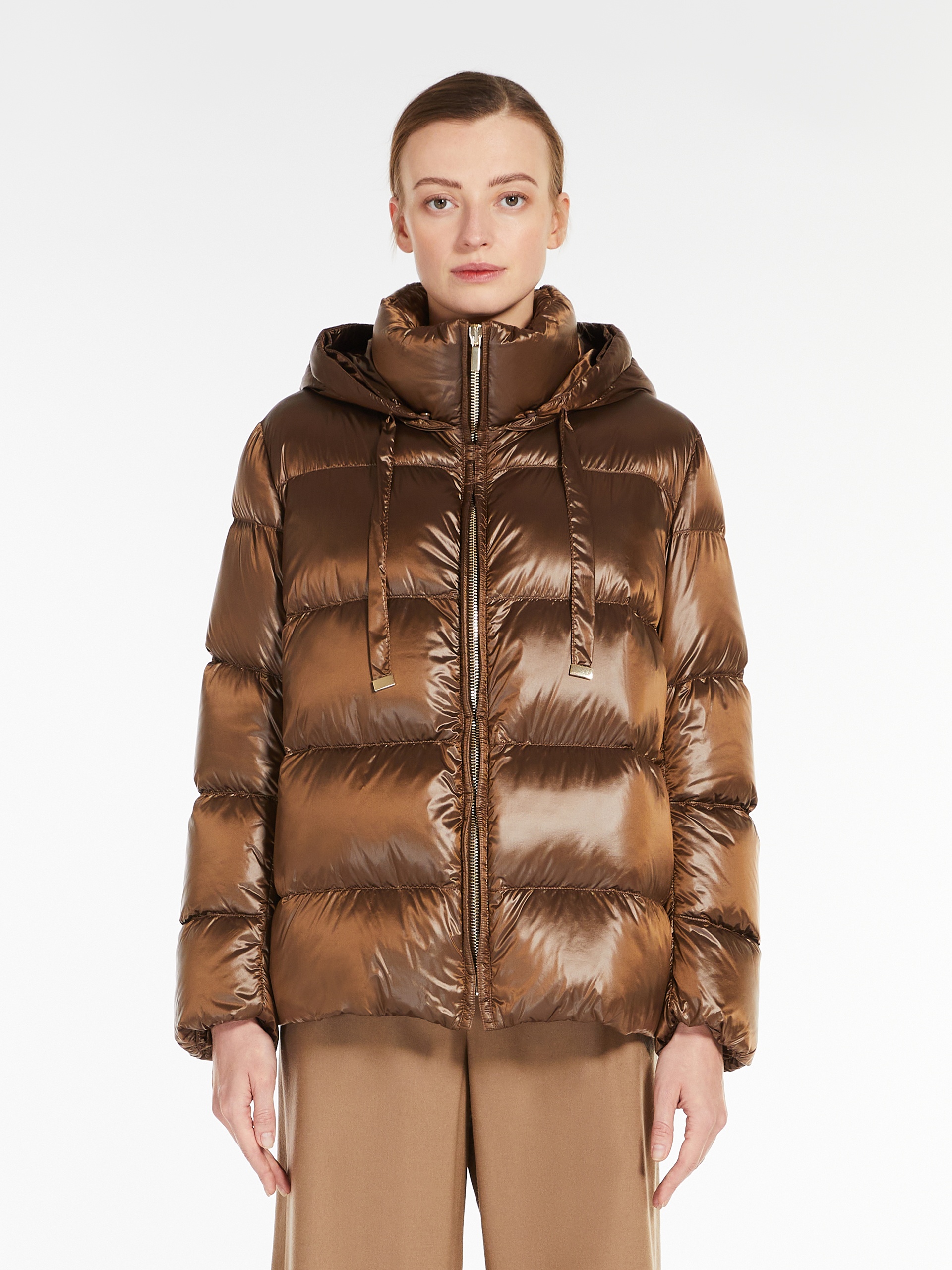 SPACES Water-repellent canvas down jacket - 2