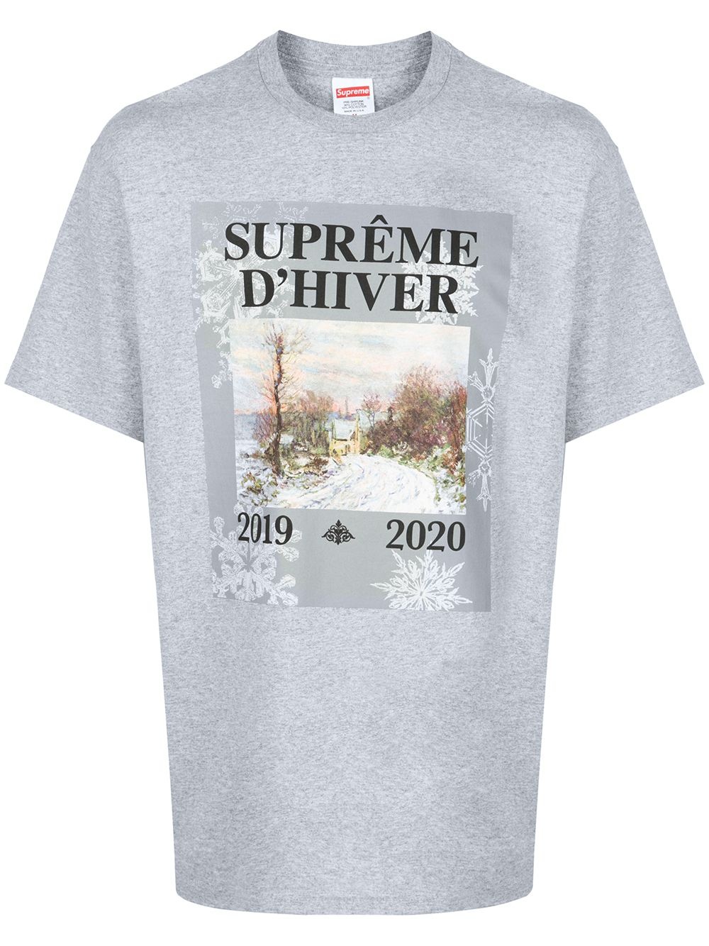 winter print T-shirt - 1