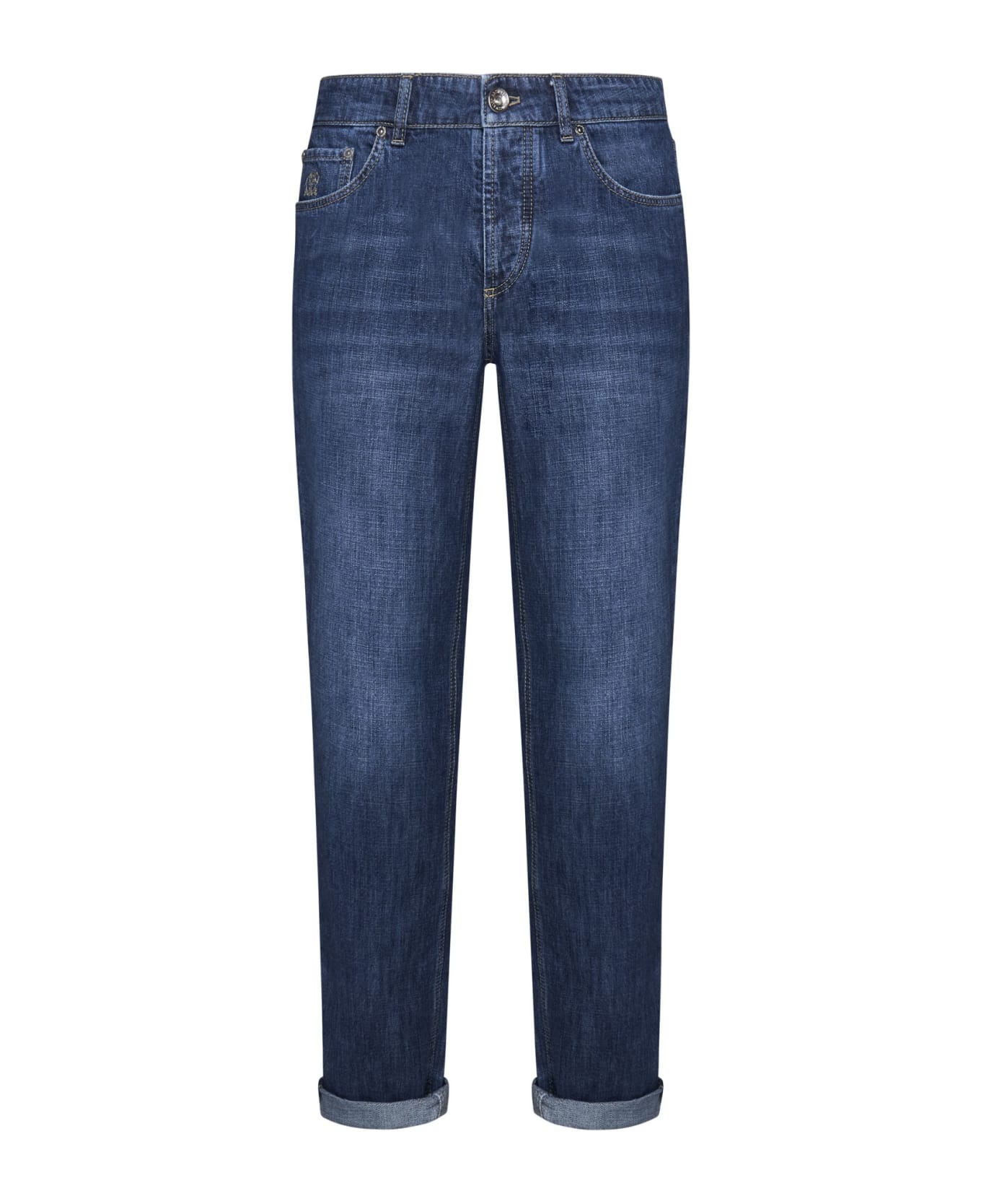 Straight-leg Slim-cut Jeans - 1