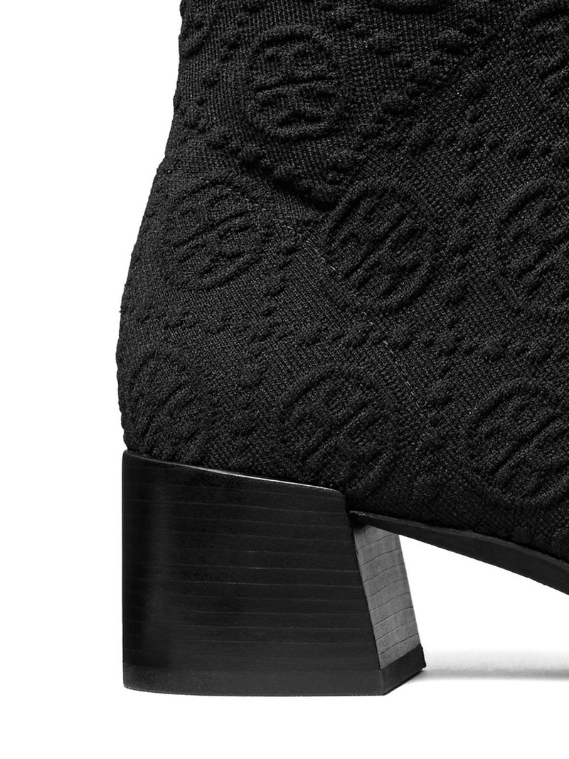 45mm monogram knit ankle boots 3