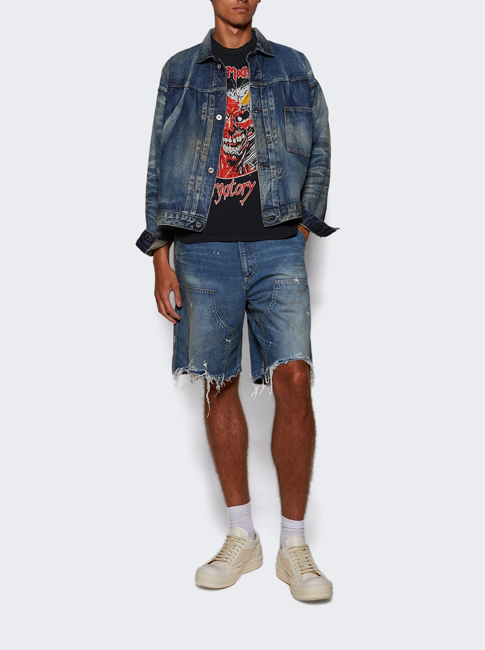 X Berberjin Damage Jacket Blue - 5