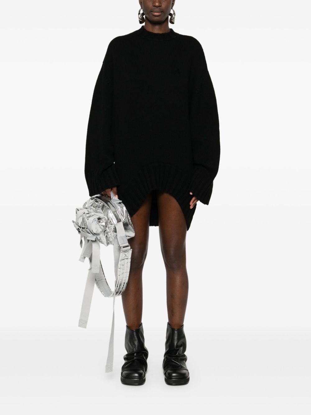 knitted sweater dress - 2