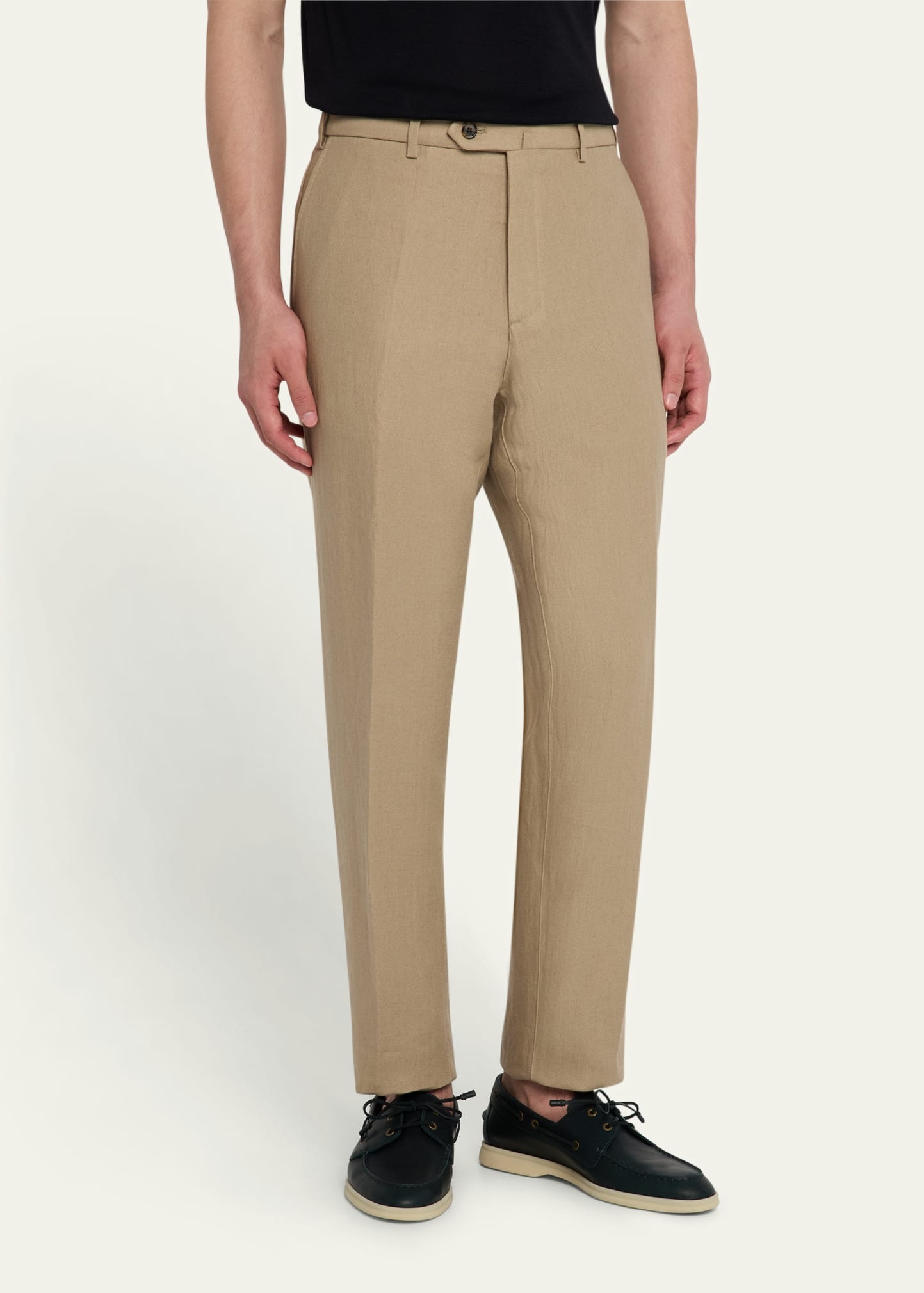 Men's Carlo Antigua Flax Trousers - 4