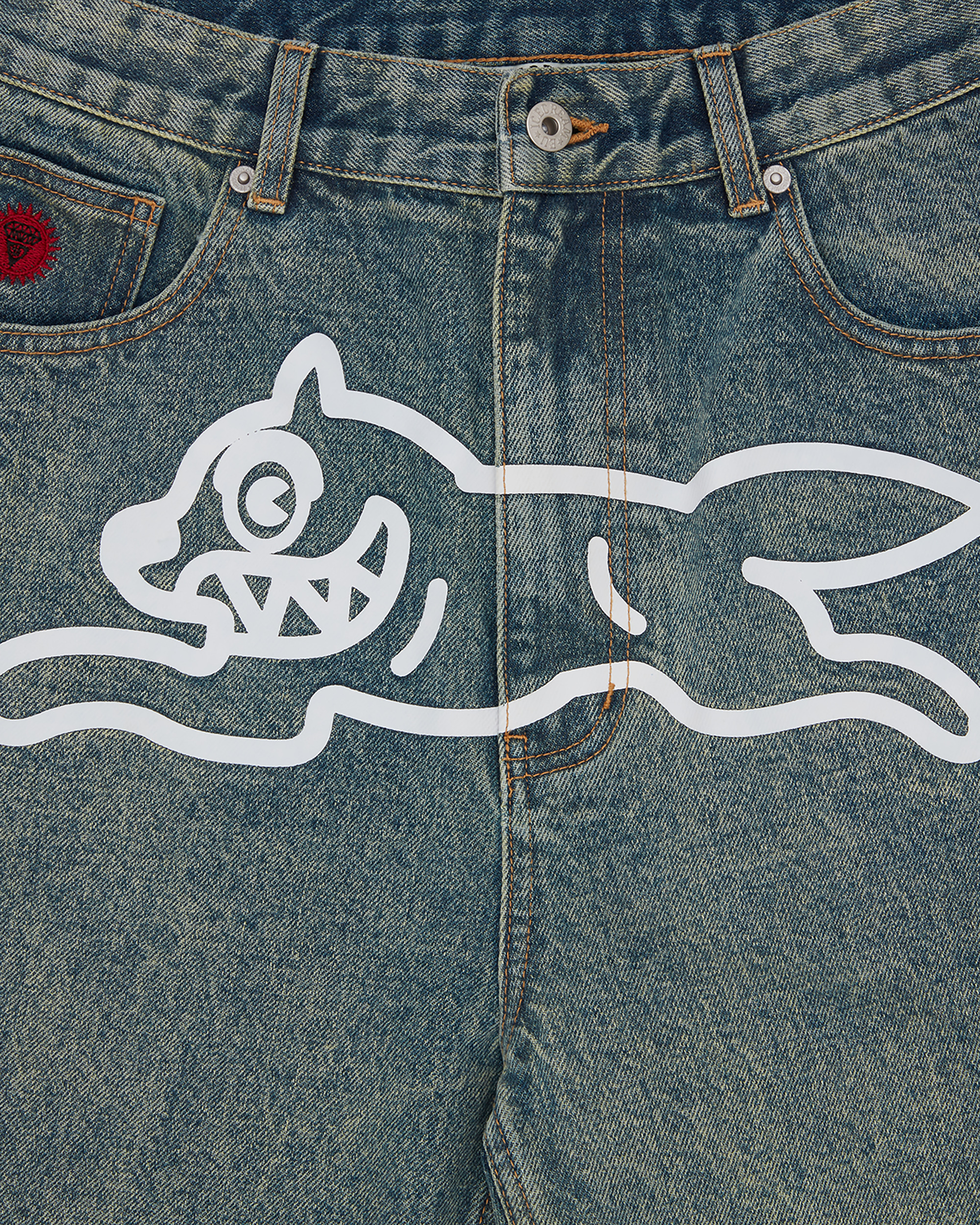 RUNNING DOG DENIM SHORTS - 7