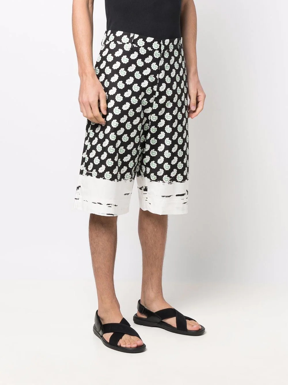 paisley-print bermuda shorts - 3