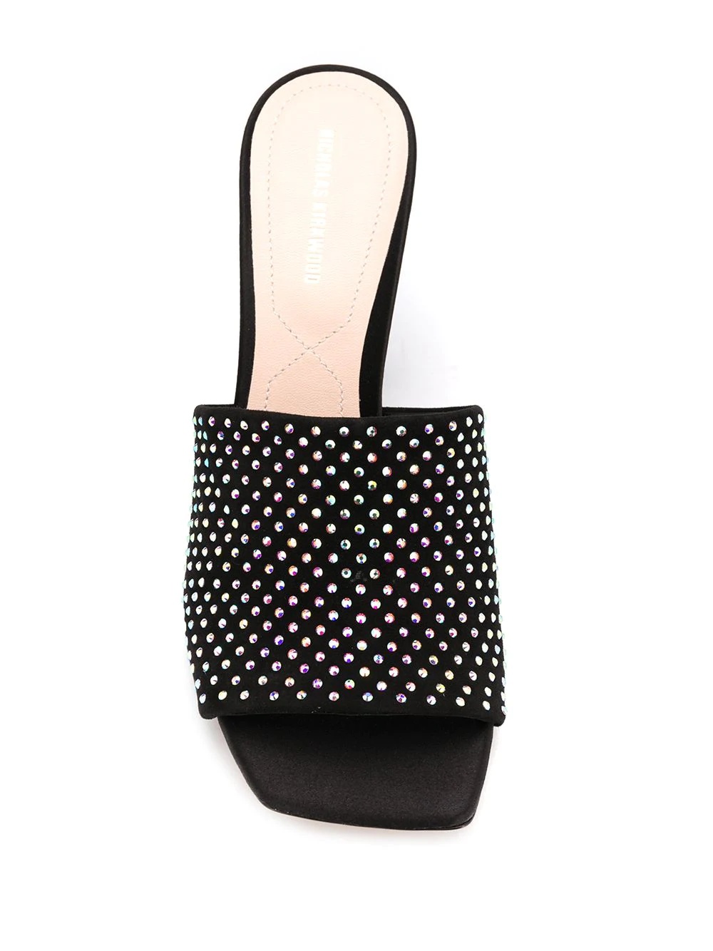 ALBA crystal embellished mules - 4